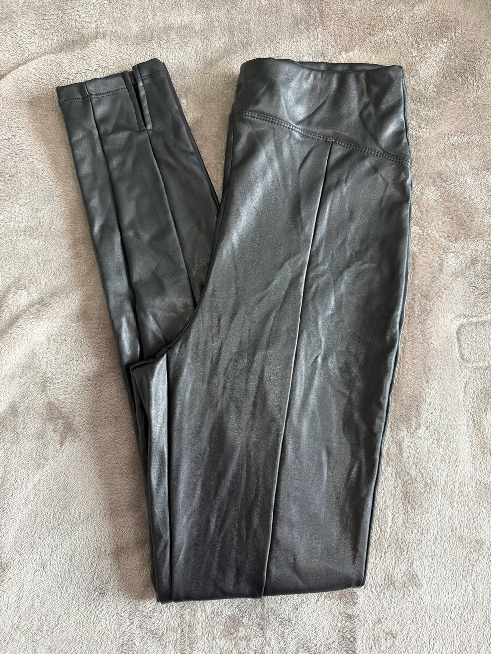 Express Black Faux Leather Women’s Leggings